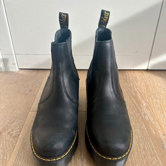 Dr. Martens Rometty Wyoming Leather Platform Chelsea Boots - Picture 6 of 14